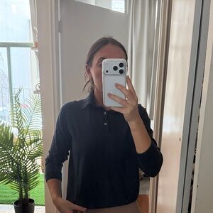 Elegant Black Button Down Shirt for Women